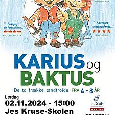SYDSLESVIGSK FORENING PRÆSENTERER:
KARIUS OG BAKTUS 2. NOVEMBER KL. 15 i Egernførde

Målgruppe: Fra&hellip;
