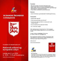 Debatmøde på Flensborghus årsmødelørdag, 8. juni 2024, kl. 10:00
