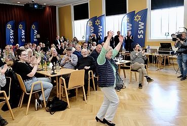 Historisk valgresultat for SSW