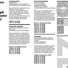Det Lille Teaters sæsonprogram: