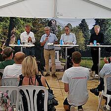 Velbesøgte debatter i Sydslesvigtelte på Folkemødet 2018. Dagen har stået i det dansk-tyskes tegn&hellip;