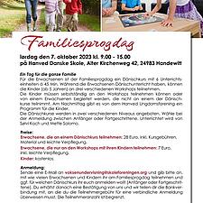 FAMILIESPROGDAG I HANVED