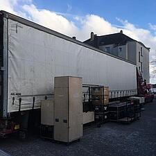 Folketeatret er nået frem til Slesvighus. Vi glæder os til forestillingen "Liva". 😀👍