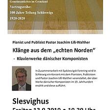 Klavierkonzert im Slesvighus.