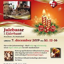 HER ER DER JULESTEMNING! JULEBASAR I EJDERHUSET
7. DECEMBER FRA KL. 12-16
