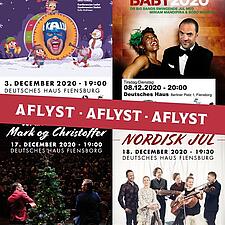 JULEARRANGEMENTER AFLYST

Vi må desværre aflyse flere julearrangementer. Det drejer sig om følgende&hellip;