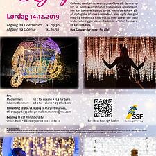 LYSOPLEVELSER MED SSF RENDSBORG BY - TUR TIL GLOW I ODENSE - 14. DECEMBER
