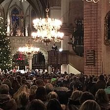 Julegudstjeneste i Slesvig domkirke for byens danske skoler 🎄😃 God jul.
