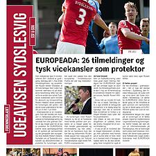 SÅ ER UGEAVISEN KLAR IGEN

Læs denne gang blandt andet om:

26 tilmeldte hold til Europeada,&hellip;