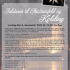 JULETUREN GÅR TIL CHRISTIANSFELD OG KOLDING LØRDAG DEN 4. DECEMBER.