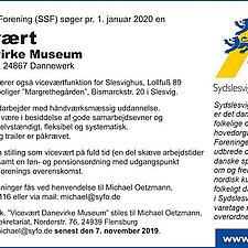 VIL DU VÆRE MED I DANEVIRKE MUSEUMS LILLE MEN FINE TEAM?

Museets pedel Ejgil Linde skifter til&hellip;