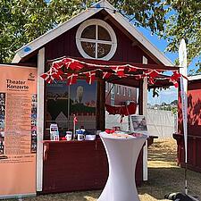 Så er Sydslesvigsk Forening klar til NØRDEN festival👍🏻🇩🇰 Kom forbi på en snak og en god&hellip;