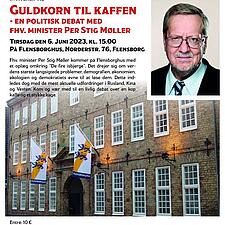 Megaspændende foredrag og debat! Den 6. juni kommer fhv. minister Per Stig Møller til Flensborghus .&hellip;