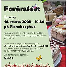 SSF Flensborg By inviterer til
Forårsfest

Torsdag den 16. marts 2023 – 14:30
på Flensborghus

Kom&hellip;