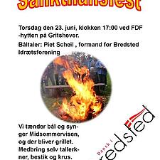 HUSK SANKTHANSFESTERNE I BREDSTED OG FREDERIKSSTAD