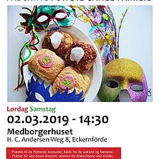 SSF og Den Danske Kirke i Egernførde arrangerer
FASTELAVNSFEST for hele familien
Lørdag 2. marts kl.&hellip;