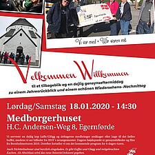TILBAGEBLIK PÅ ÅRET DER GIK I EGERNFØRDE
18. JANUAR KL. 14.30 I MEDBORGERHUSET