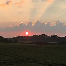 Solen siger go' nat over Sydangel.
