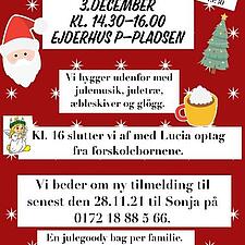 JULEHYGGE - NU UDENDØRS - VED EJDERHUSET 
3. DECEMBER 2021 FRA 14.30 - 16.00