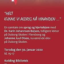 SYDSLESVIG-UDSTILLINGEN PÅ KOLDING BIBLIOTEK

I anledning af 100-året for Genforeningen viser&hellip;