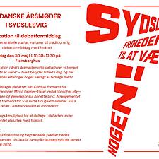 Invitation til debatformiddag den 30. maj på Flensborghus