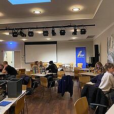 Lige nu…… filmworkshop på Slesvighus. Spændende 🎬