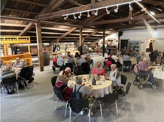 Kaffe og kage på Kålmuseet i Wesselburen