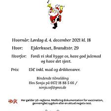 SSF RENDSBORG BY HOLDER JULEFROKOST I EJDERHUSET
4.DECEMBER.