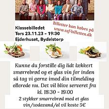 KLASSEBILLEDET - TEATER OG SMØRREBRØD
TORSDAG 23. NOVEMBER KL. 19.30 I BÜDELSDORF
DET BLI´R IKKE&hellip;