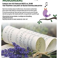 Vi fortsætter vores herlige morgensangsarrangementer . . .