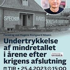 FOREDRAG OG DEBAT
UNDERTRYKKELSE AF MINDRETALLET I KRIGENS AFSLUTNING

TIRSDAG 25. APRIL KL. 15
 
på&hellip;
