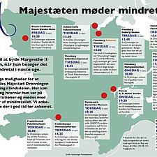 HER KAN DU SE DRONNINGEN I NÆSTE UGE
