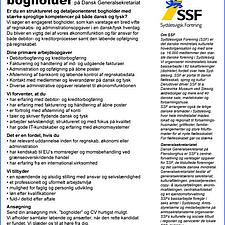 Sydslesvigsk Forening søger bogholder