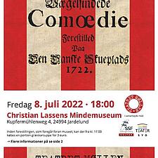 FRILUFTSTEATER FORAN CHRISTIAN LASSENS MINDEMUSEUM
kl. 17 kan du købe en portion græskarsuppe for 3&hellip;