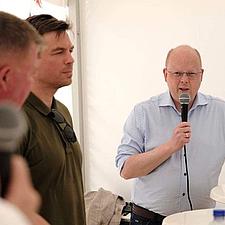 🇩🇰🎤🗣 Eindrücke vom ersten Tag politisches Volksfestival Folkemøde auf Bornholm. 

Indtryk fra første…