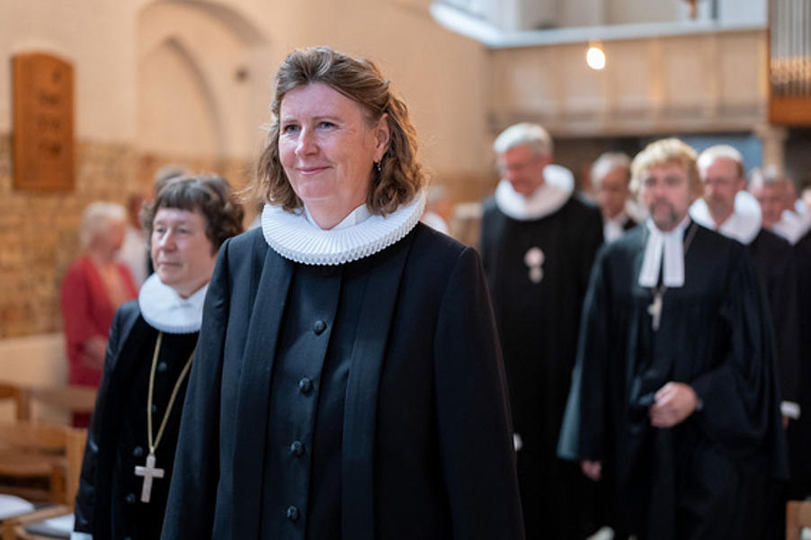 Kirkelig besøg i Borgerforeningen.