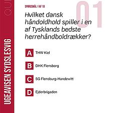 SYDSLESVIG-QUIZ KAN DU SVARE PÅ ALLE
I Ugeavisens Sydslesvig, der jo er Sydslesvigs danske&hellip;