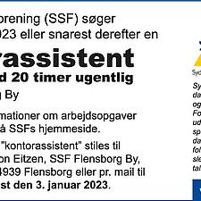 Vil Du være vores nye kollega . . .