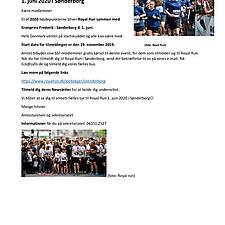 KØR MED AMTET TIL ROYAL RUN 2020 - 1.JUNI I SØNDERBORG
SSF Rendsborg-Egernførde amt stiller gratis&hellip;