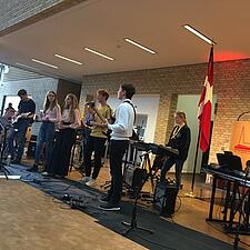 ROCKE-GOD-STEMNING
med A.P. Møller Skolens Band
ved friluftsmødet i Slesvig - Tak fordi I var med☺️