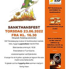 SANKTHANSFEST I BORGSTEDT
TORSDAG, 23 JUNI FRA 16.30