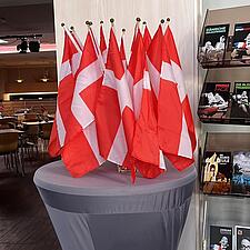 Så er Slesvig klar på den store dag🇩🇰🇩🇰🇩🇰😃💫