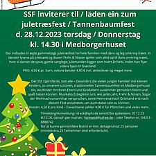 SSF EGERNFØRDE INVITERER TIL TRADITIONEL JULETRÆSFEST 
28. DECEMBER 2023 KL. 14.30 
HUSK AT TILMELDE&hellip;