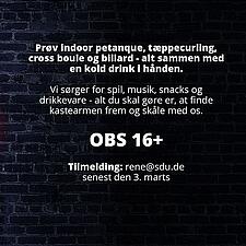 Kære medlemmer

Her kommer et SdU-arrangement, som jeg tænker kunne være sjovt for SSF-medlemmer, og&hellip;
