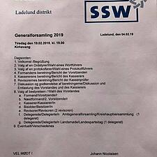 Husk generalforsamling i Ladelund på tirsdag