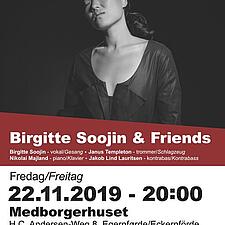 KONCERT I MEDBORGERHUSET
BIRGIT SOOJIN & FRIENDS
22.NOVEMBER 20.00
Tre gange grammy-nomineret har&hellip;