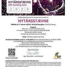 MANGLER DU EN JULEGAVE ? KØB BILLETTEN TIL NYTÅRSSTÆVNET 2020 I SLESVIG !!!