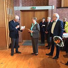 Sydslesvigprisen 2015 gik til Frauke Alberts fra Ejdersted. 
Vi siger TILLYKKE!