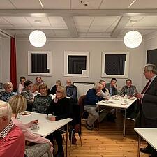 Indvielse af Kerstins nye kontor ved siden af skipperhuset