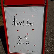 Billeder fra åbent hus i dag...